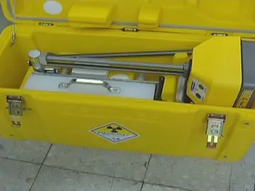 Maletín con material radiactivo Maletín con material radiactivo