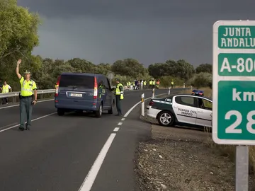 Reconstrucción del accidente de Ortega Cano Reconstrucción del accidente de Ortega Cano