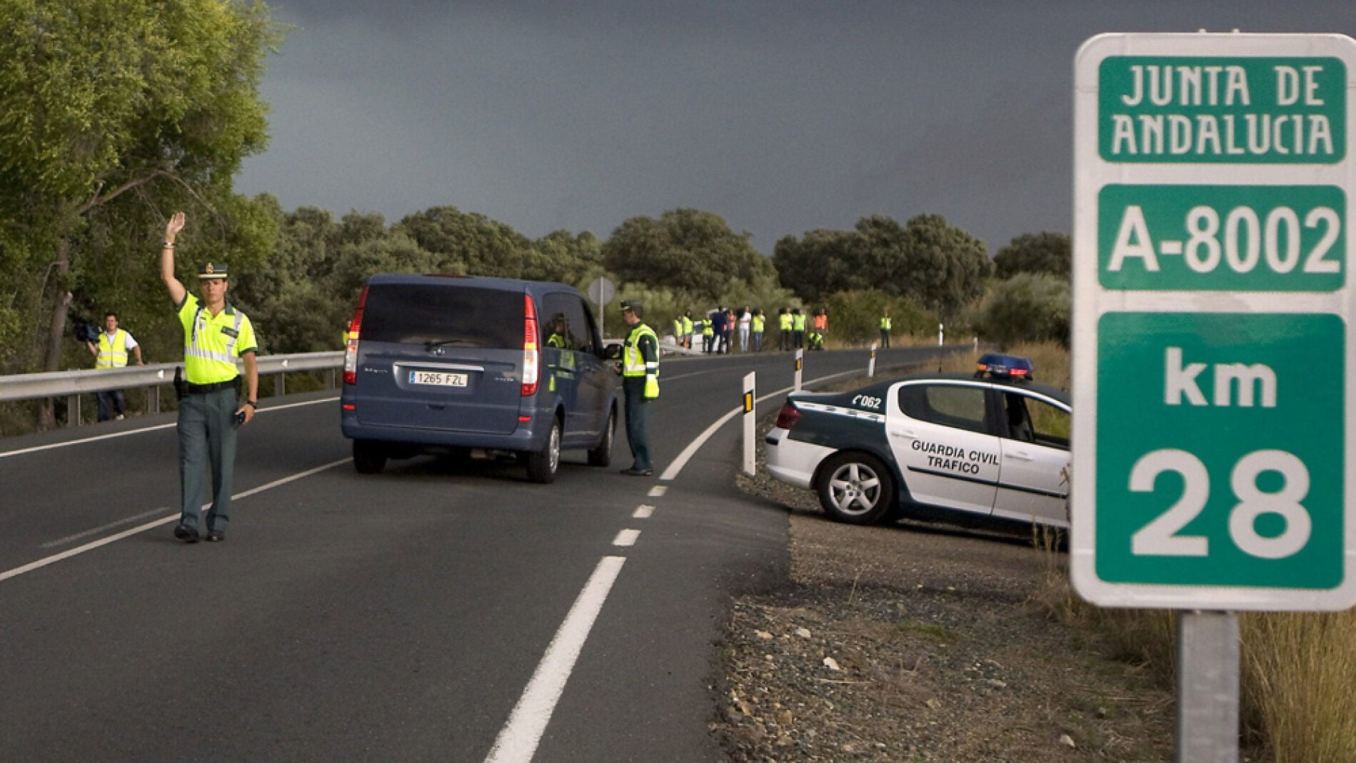 Reconstrucci&oacute;n del accidente de Ortega Cano