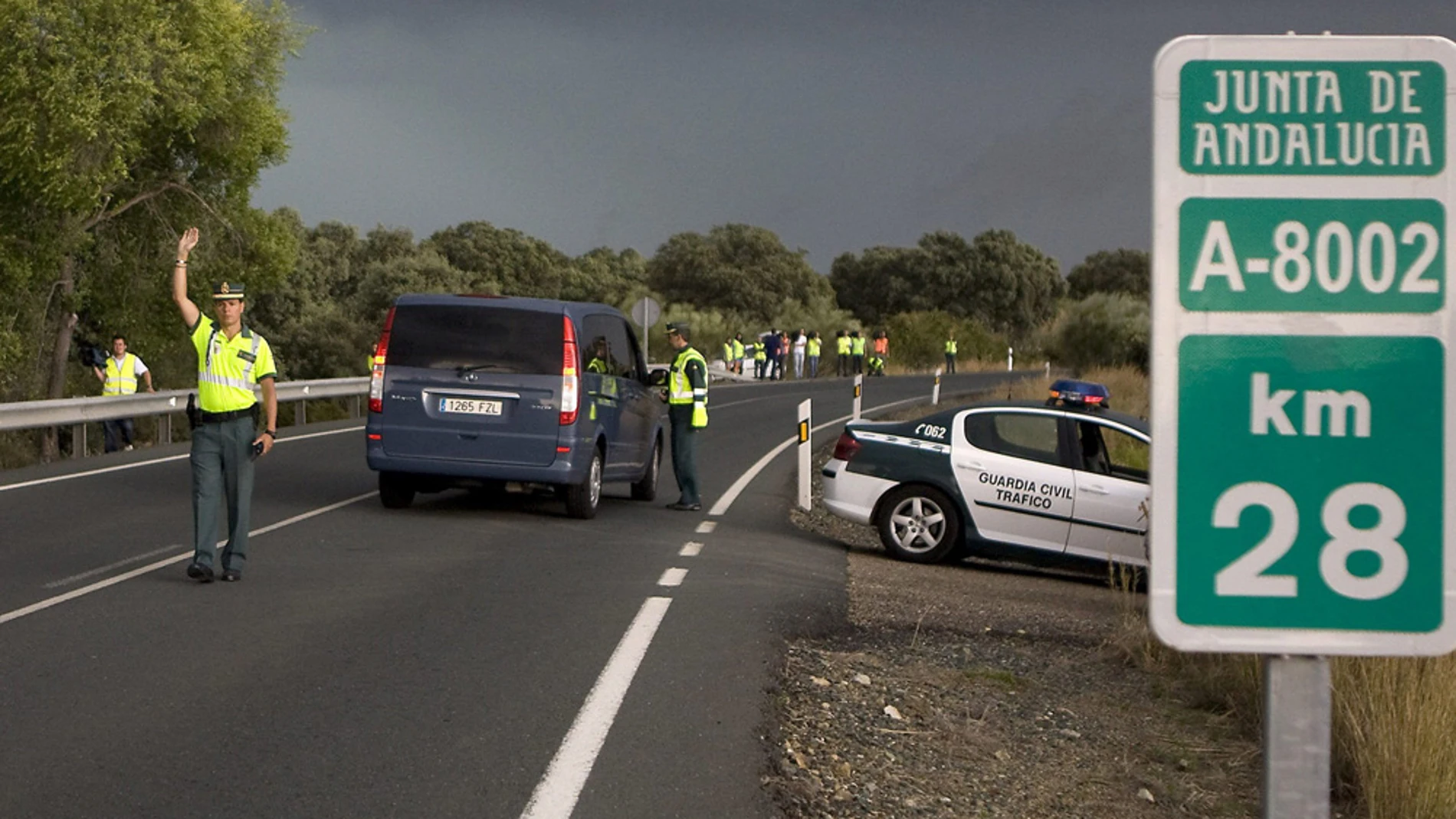 Reconstrucción del accidente de Ortega Cano Reconstrucción del accidente de Ortega Cano
