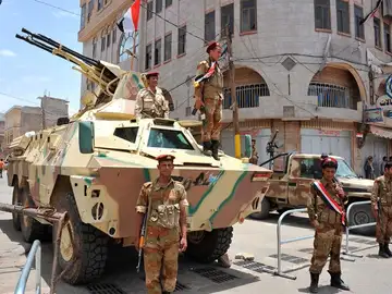 Soldados yemeníes Soldados yemeníes