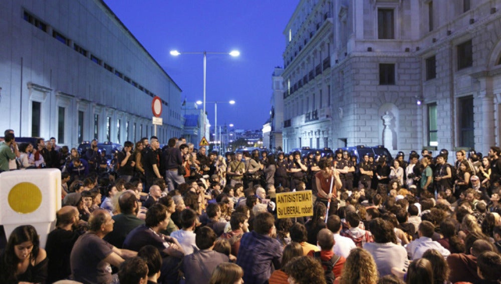 15-M frente al Congreso