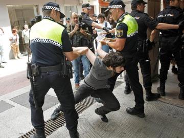 Jóvenes se manifestaron en Castellón