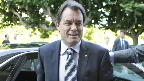 Artur Mas, a su llegada al Parlament Artur Mas, a su llegada al Parlament