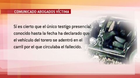 Comunicado de los abogados de la v&iacute;ctima