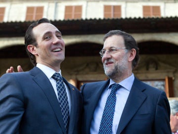 Rajoy junto a José Ramón Bauzá