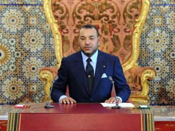 El rey Mohamed VI en Marruecos