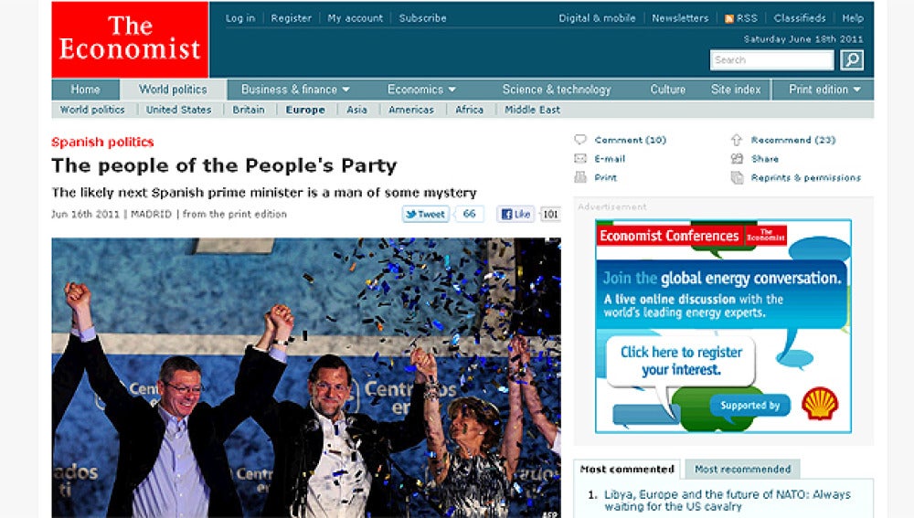 The Economist sobre Rajoy