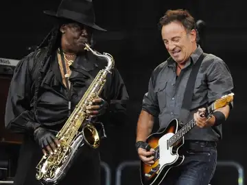 Bruce Springsteen y Clarence Clemons Bruce Springsteen y Clarence Clemons