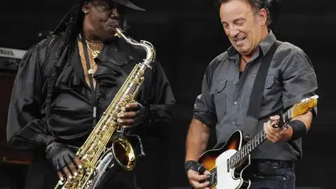 Bruce Springsteen y Clarence Clemons Bruce Springsteen y Clarence Clemons