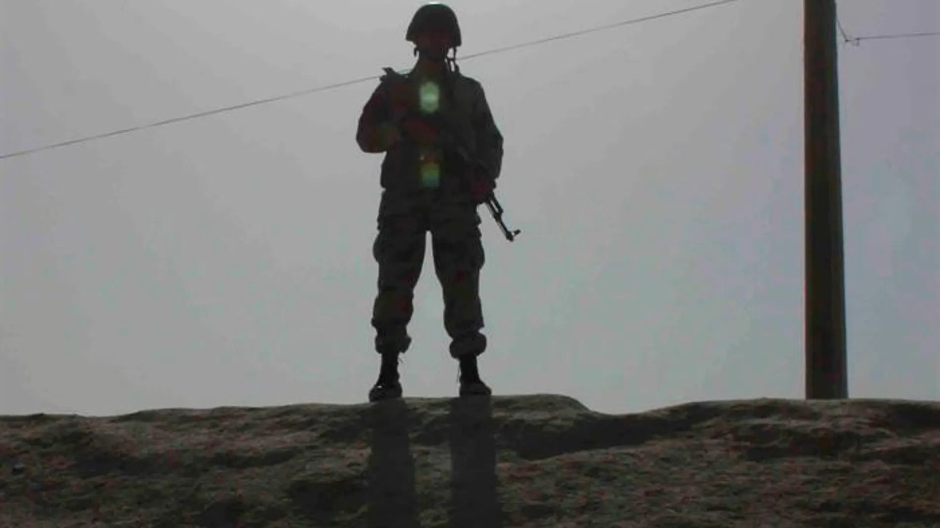 Un soldado en Afganistán Un soldado en Afganistán