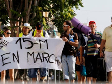 Marcha de los 'indignados' de Valencia