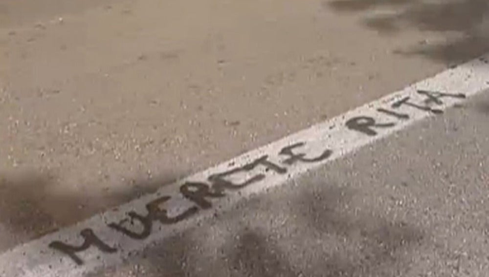 Pintada contra Rita Barberá 