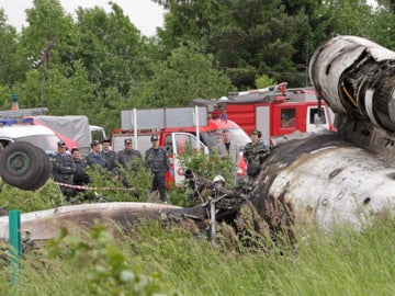 Mueren 44 personas al estrellarse un Túpolev 134 en Rusia