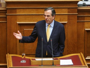 Antonis Samaras, líder de la oposición griega
