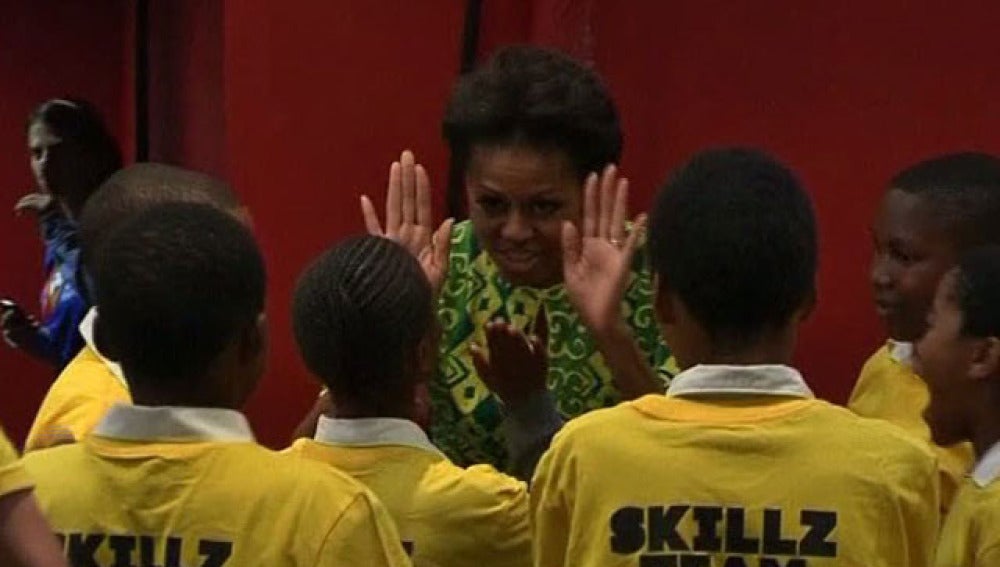 Michelle Obama en Suráfrica