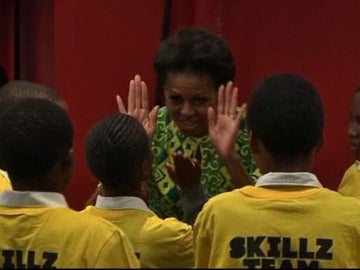 Michelle Obama en Suráfrica