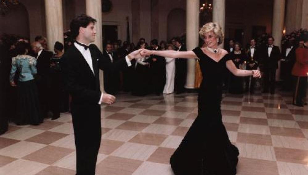Lady Diana y John Travolta