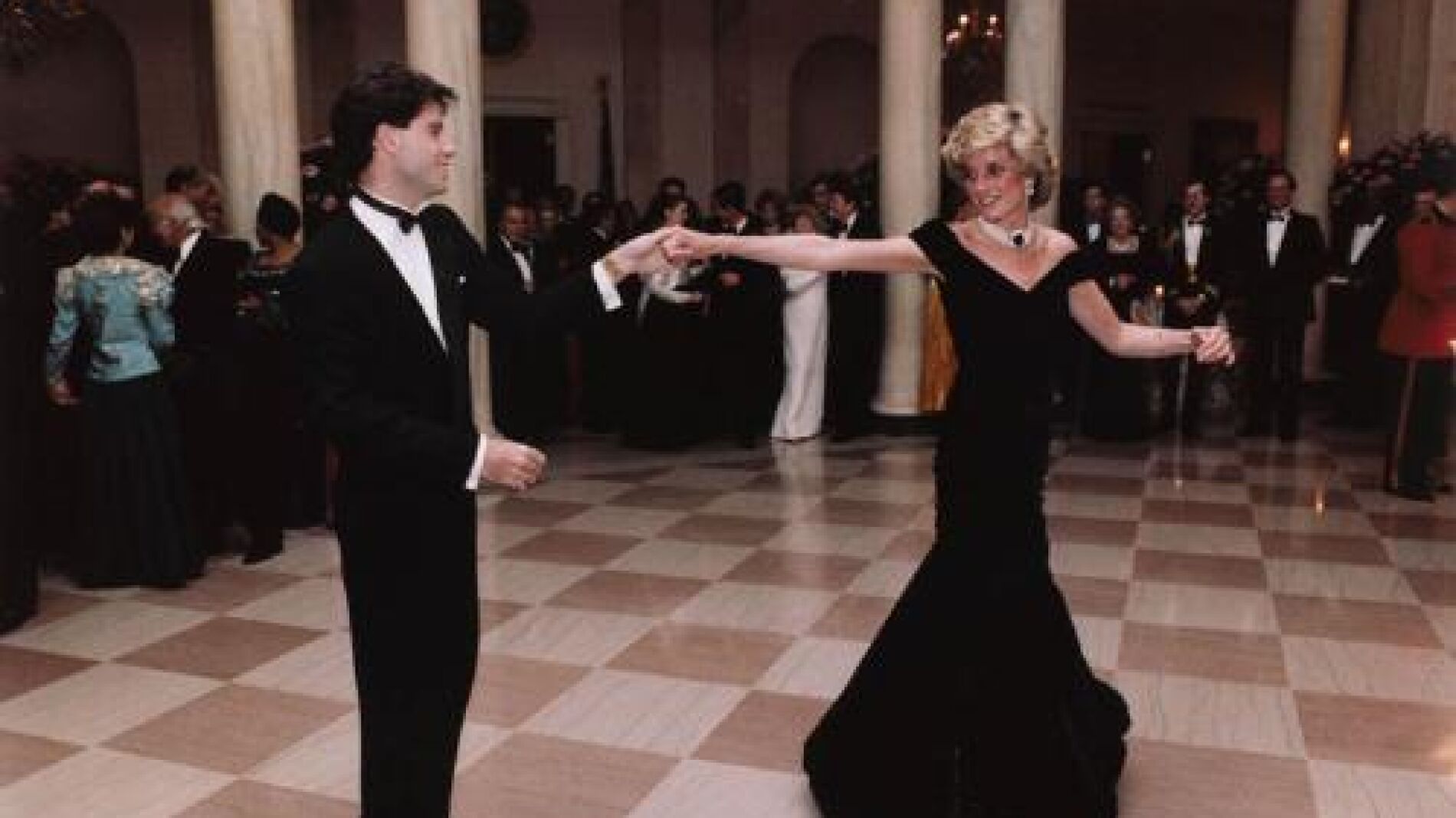 Lady Diana y John Travolta