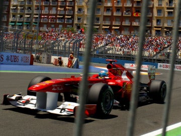 Fernando Alonso en el GP de Europa