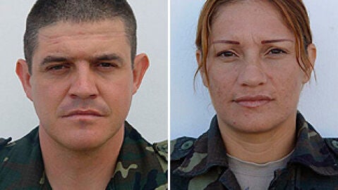 Los dos militares fallecidos espa&ntilde;oles