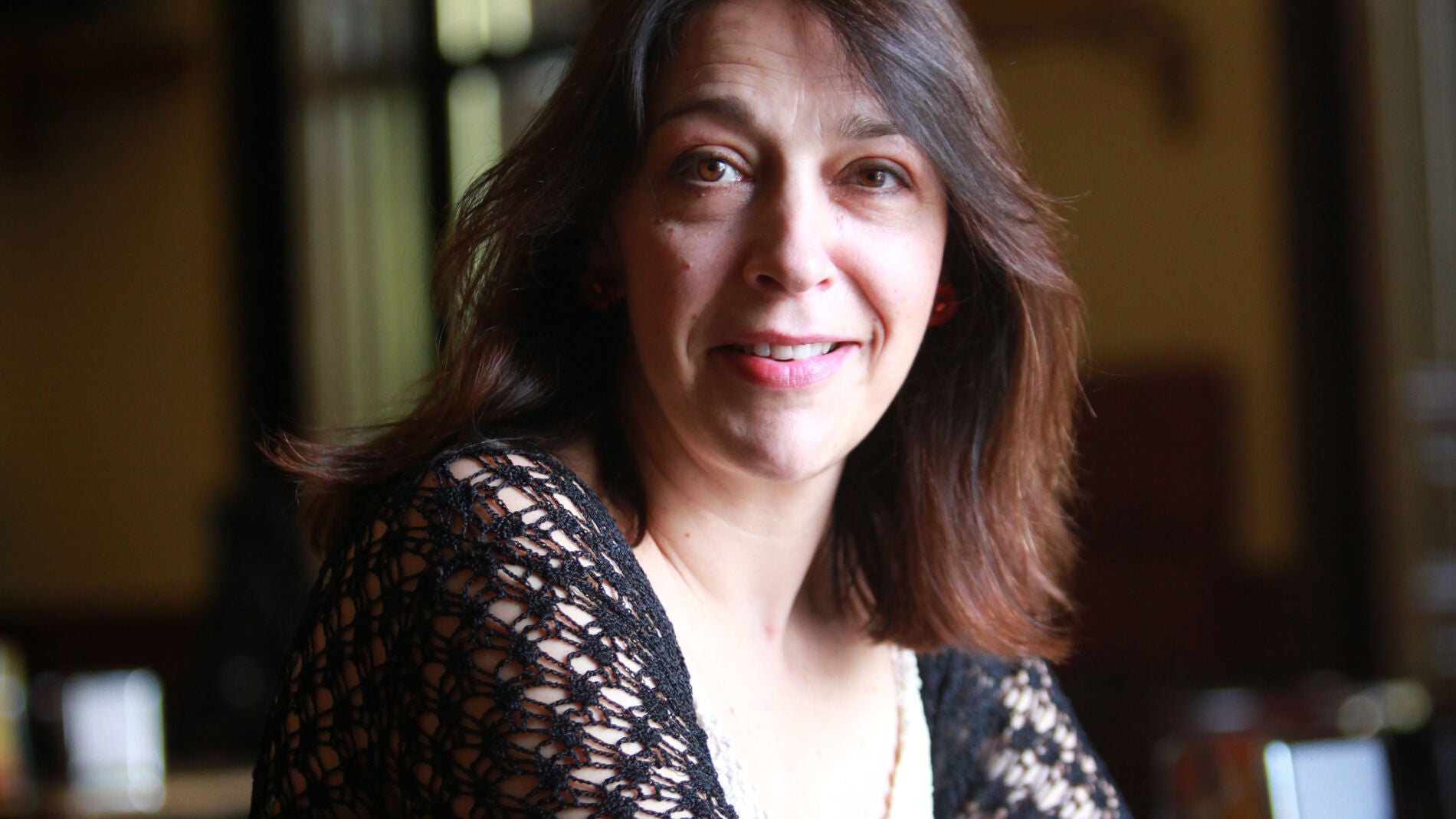 Tomando un caf&eacute; con Mar&iacute;a Bouzas