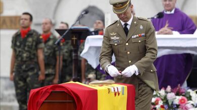 Emotivo funeral por los dos soldados fallecidos en Afganistán