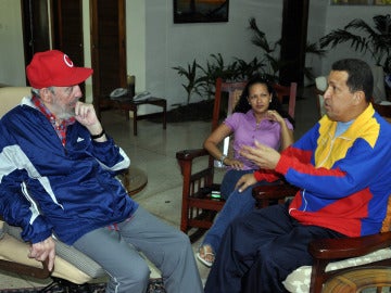 Fidel Castro y Hugo Chávez, en la Habana