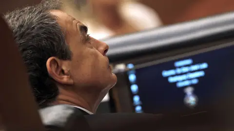 Zapatero en el segundo día de Debate Zapatero en el segundo día de Debate