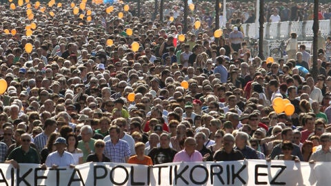 Manifestaci&oacute;n en San Sebasti&aacute;n