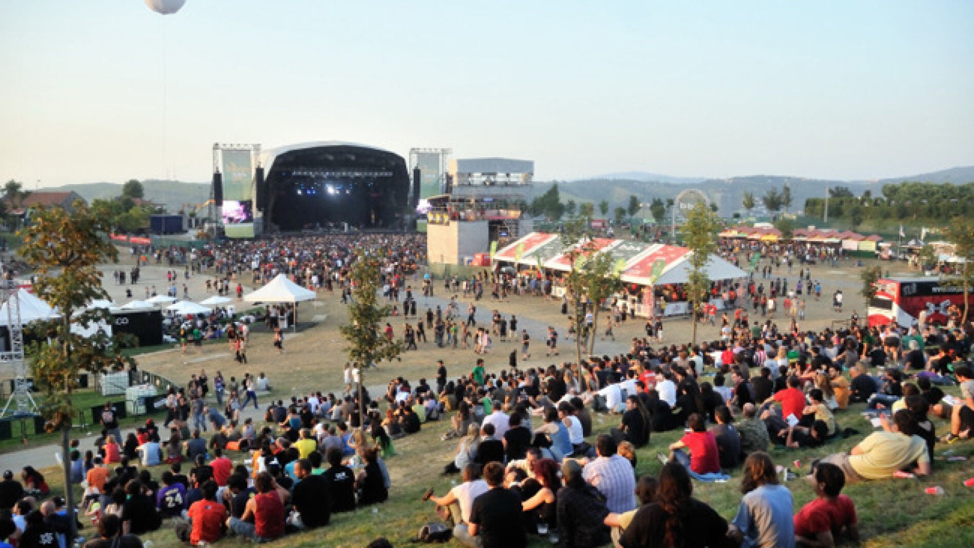 Imagen retrospectiva del festival musical de Bilbao.