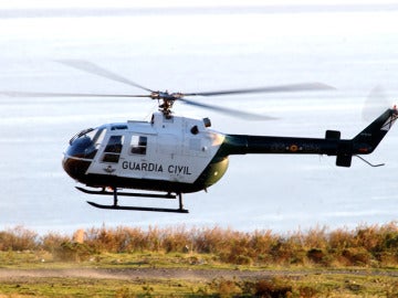 Un helicóptero de la Guardia Civil