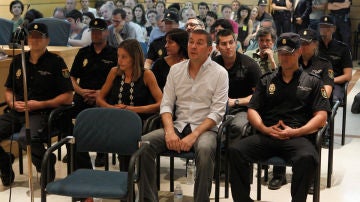 Arnaldo Otegi durante una comparecencia en la Audiencia Nacional