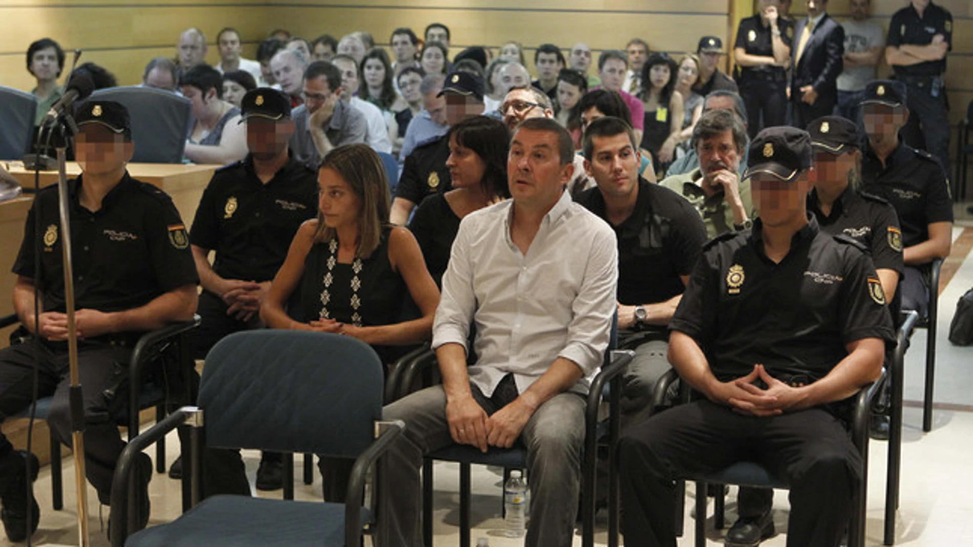 Otegi durante el juicio del 'caso Bateragune' en 2011 Otegi durante el juicio del 'caso Bateragune' en 2011