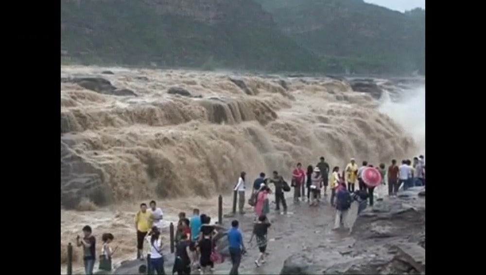 Cascada de Hukou, en China