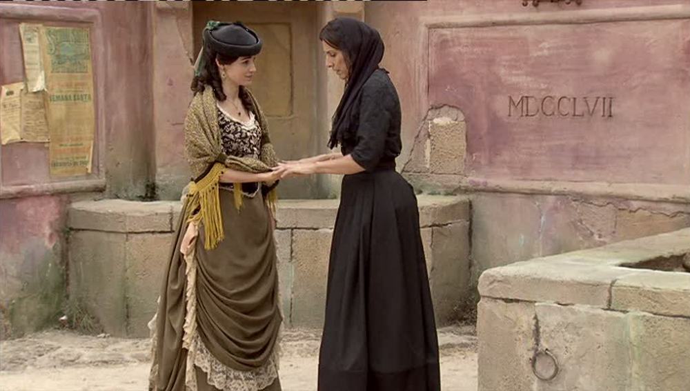 Eugenia le desvela a Carmen que conoce su historia de amor con Germán