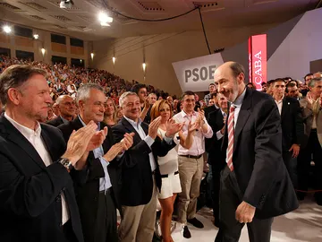 Marcelino Iglesias y Alfredo Rubalcaba Marcelino Iglesias y Alfredo Rubalcaba