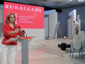 La directora del Comité Electoral de PSOE, Elena Valenciano La directora del Comité Electoral de PSOE, Elena Valenciano
