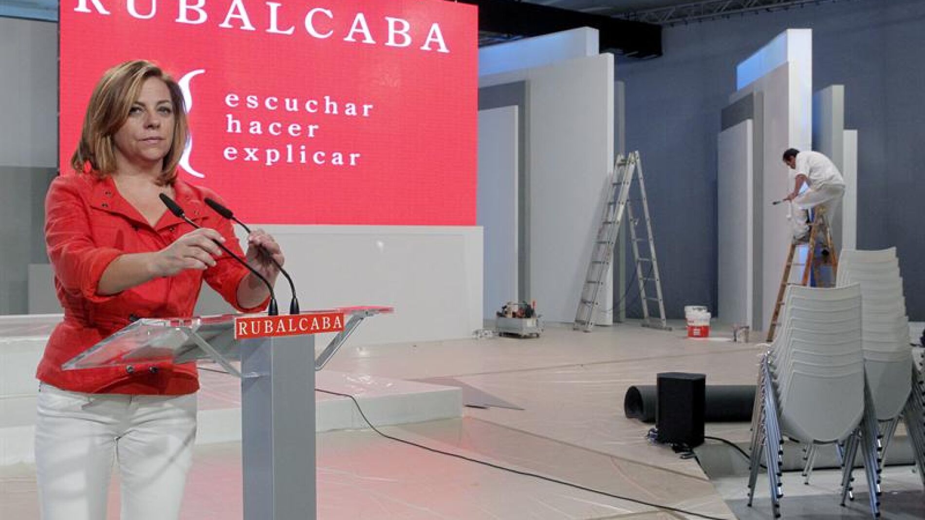 La directora del Comit&eacute; Electoral de PSOE, Elena Valenciano