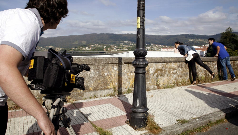 Lugar donde ha sido apuñalado un joven en Pontedeume (Galicia)