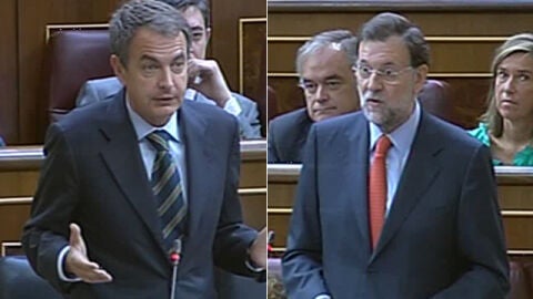sesion de control zapatero-rajoy
