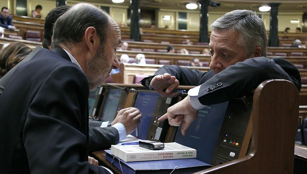 Rubalcaba y Blanco en el Congreso