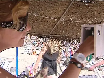 Taquillas en las sombrillas Taquillas en las sombrillas