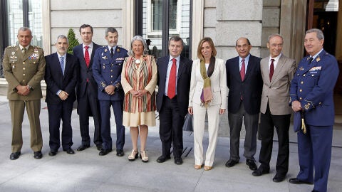 Carme Chac&oacute;n, en el Congreso