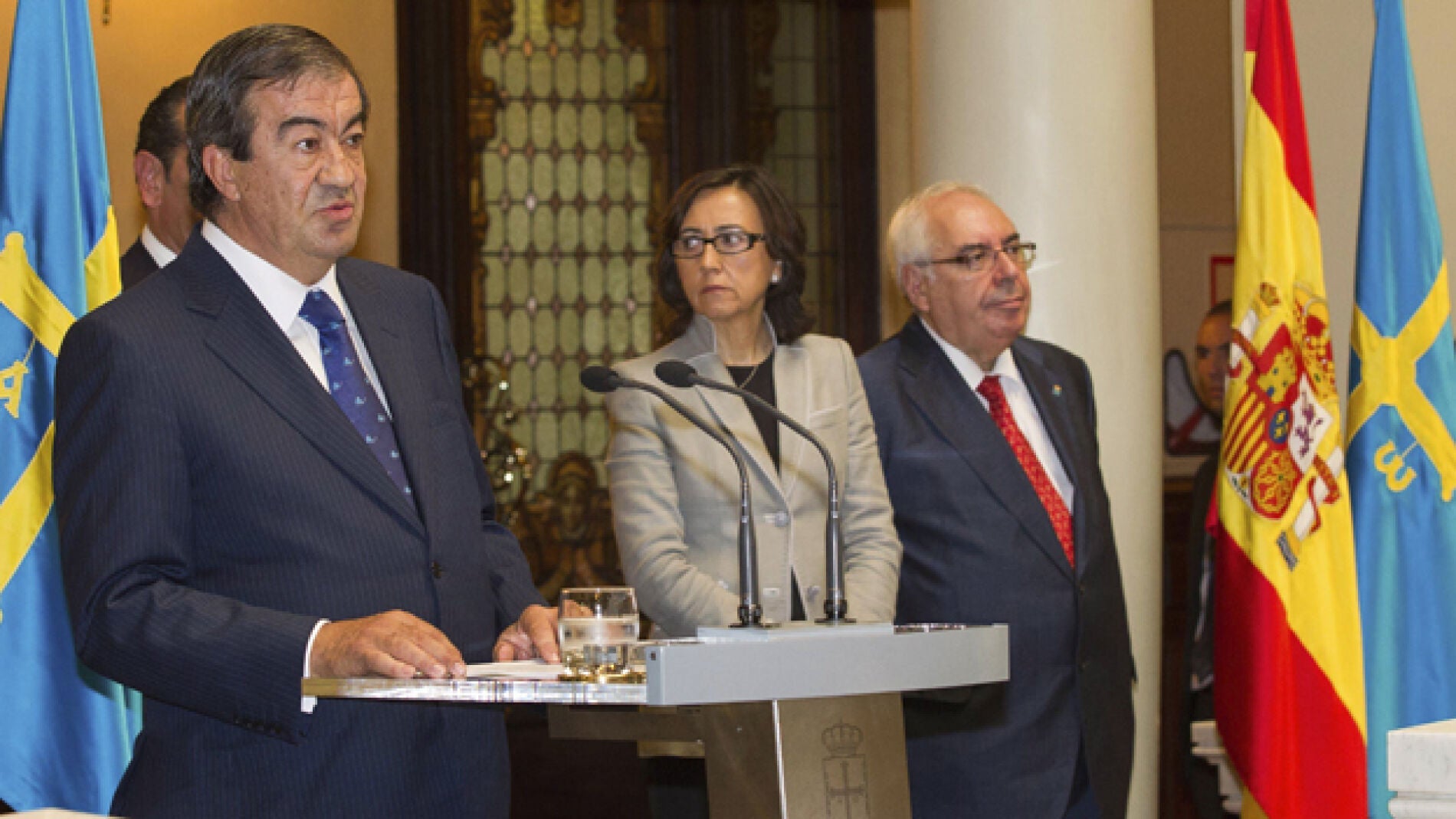 Cascos, investido en Asturias
