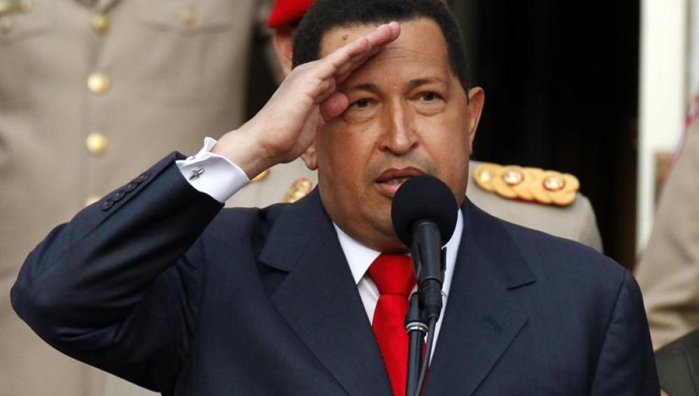 El presidente venezolano, Hugo Chávez