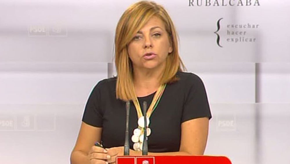 Elena Valenciano, directora de campaña del PSOE