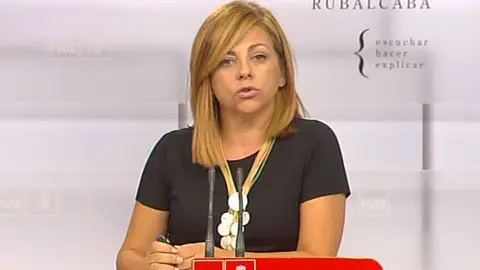 Elena Valenciano, directora de campaña del PSOE Elena Valenciano, directora de campaña del PSOE