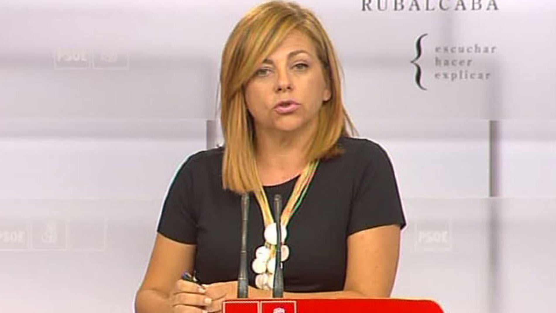 Elena Valenciano, directora de campa&ntilde;a del PSOE