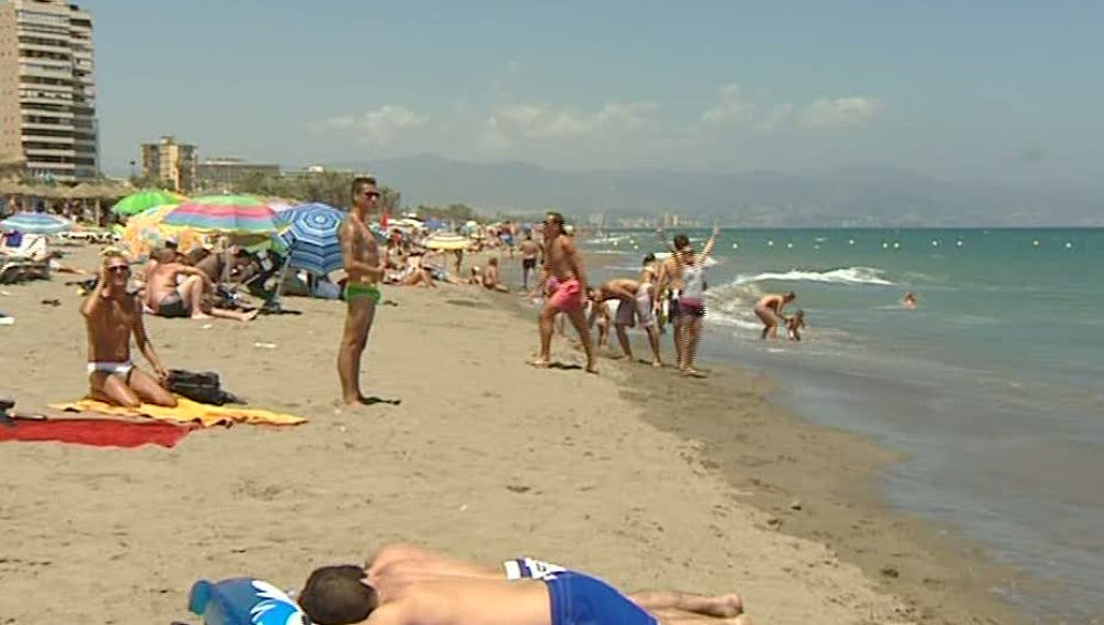 e rozan los 40 grados en la Costa del Sol